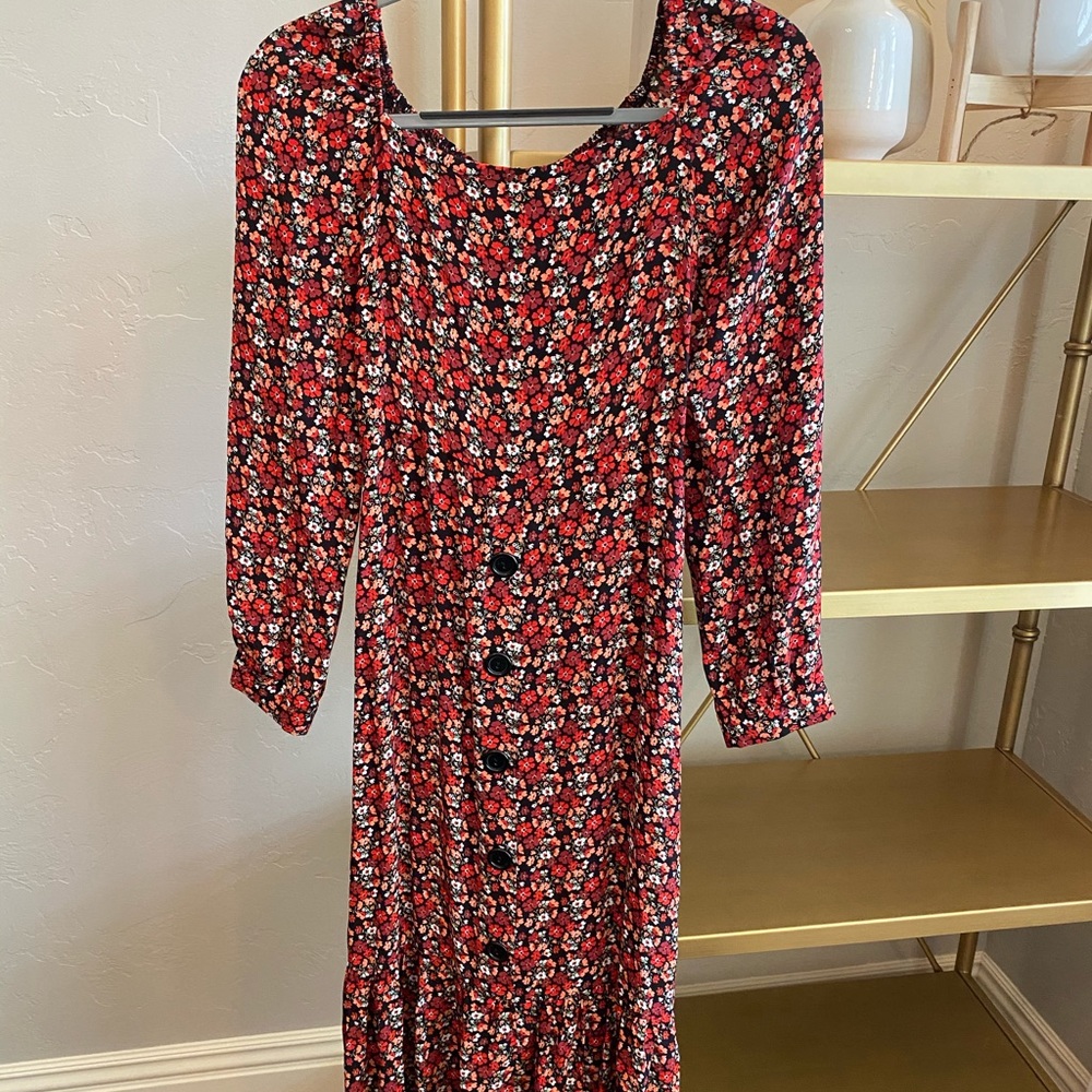 Floral midi dress